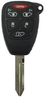 6-Button Dodge Chrysler Jeep Keymote